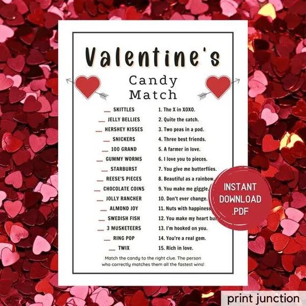 game valentine - Valentine's Day - A Matching Game